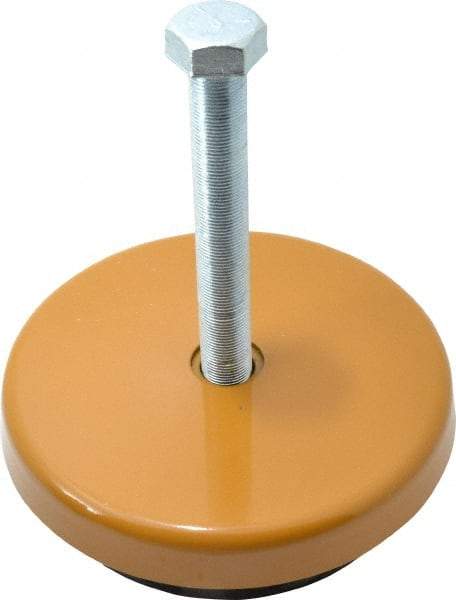 Barrymount - Stud Mount Leveling Pad & Mount - 13,000 Max Lb Capacity, 9" Base Diam - USA Tool & Supply