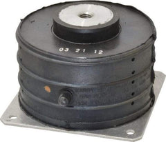 Barrymount - 1/2-13 Bolt Thread, 5.13" Wide Stud Mount Leveling Pad & Mount - 600 Max Lb Capacity, 5" Base Diam - USA Tool & Supply
