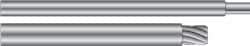 Alpha Wire - 24 AWG, 1 Strand, 305 m OAL, Tinned Copper Hook Up Wire - White PVC Jacket, 0.052" Diam - USA Tool & Supply