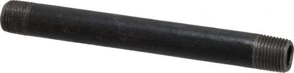 B&K Mueller - Schedule 40, 1/8" Diam x 3-1/2" Long Steel Black Pipe Nipple - Threaded - USA Tool & Supply