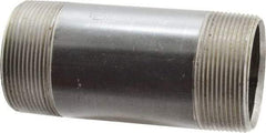 Value Collection - Schedule 40, 2" Diam x 5" Long Steel Black Pipe Nipple - Threaded - USA Tool & Supply