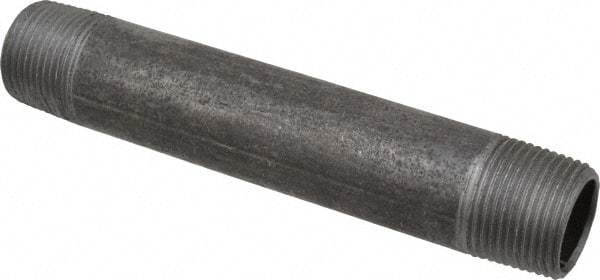 B&K Mueller - Schedule 40, 3/4" Diam x 5-1/2" Long Steel Black Pipe Nipple - Threaded - USA Tool & Supply