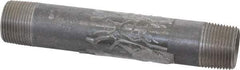 B&K Mueller - Schedule 40, 1" Diam x 7" Long Steel Black Pipe Nipple - Threaded - USA Tool & Supply