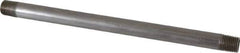 Value Collection - Schedule 40, 1/4" Diam x 8" Long Steel Black Pipe Nipple - Threaded - USA Tool & Supply