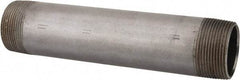 B&K Mueller - Schedule 40, 1-1/2" Diam x 8" Long Steel Black Pipe Nipple - Threaded - USA Tool & Supply