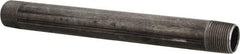 B&K Mueller - Schedule 40, 3/4" Diam x 9" Long Steel Black Pipe Nipple - Threaded - USA Tool & Supply