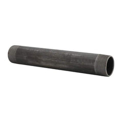 B&K Mueller - Schedule 40, 1-1/2" Diam x 11" Long Steel Black Pipe Nipple - Threaded - USA Tool & Supply