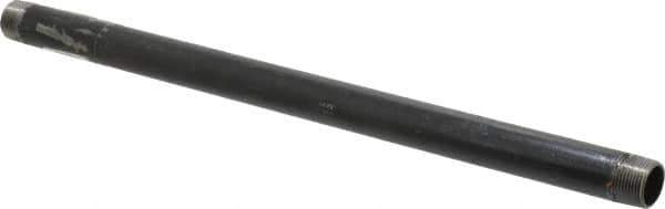 B&K Mueller - Schedule 40, 3/4" Diam x 18" Long Steel Black Pipe Nipple - Threaded - USA Tool & Supply