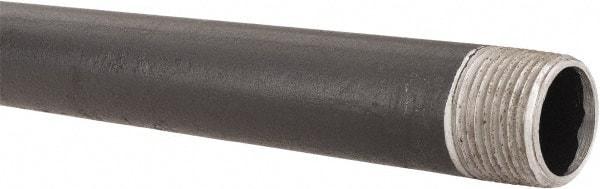 B&K Mueller - Schedule 40, 3/4" Diam x 24" Long Steel Black Pipe Nipple - Threaded - USA Tool & Supply