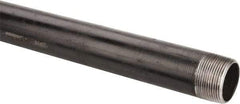 B&K Mueller - Schedule 40, 1-1/4" Diam x 24" Long Steel Black Pipe Nipple - Threaded - USA Tool & Supply