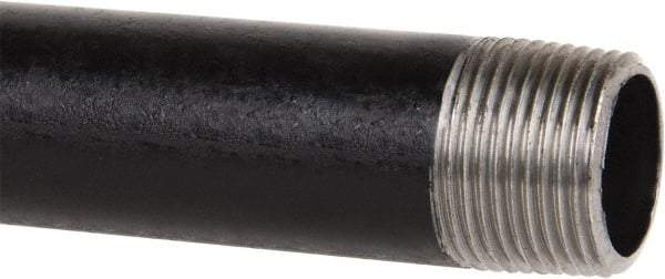 B&K Mueller - Schedule 40, 3/4" Diam x 30" Long Steel Black Pipe Nipple - Threaded - USA Tool & Supply