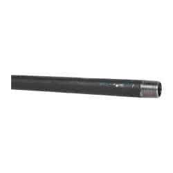 B&K Mueller - Schedule 40, 1/2" Diam x 48" Long Steel Black Pipe Nipple - Threaded - USA Tool & Supply