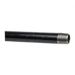 B&K Mueller - Schedule 40, 1/2" Diam x 60" Long Steel Black Pipe Nipple - Threaded - USA Tool & Supply