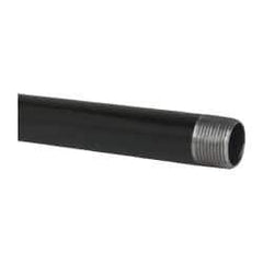 B&K Mueller - Schedule 40, 1" Diam x 60" Long Steel Black Pipe Nipple - Threaded - USA Tool & Supply