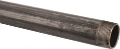 B&K Mueller - Schedule 40, 1-1/2" Diam x 60" Long Steel Black Pipe Nipple - Threaded - USA Tool & Supply