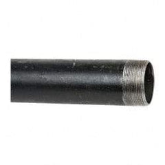 B&K Mueller - Schedule 40, 2" Diam x 60" Long Steel Black Pipe Nipple - Threaded - USA Tool & Supply