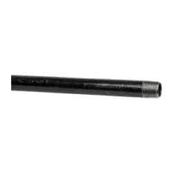 B&K Mueller - Schedule 40, 1/2" Diam x 72" Long Steel Black Pipe Nipple - Threaded - USA Tool & Supply