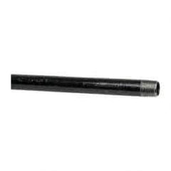 B&K Mueller - Schedule 40, 1/2" Diam x 72" Long Steel Black Pipe Nipple - Threaded - USA Tool & Supply