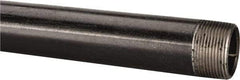 B&K Mueller - Schedule 40, 1-1/4" Diam x 72" Long Steel Black Pipe Nipple - Threaded - USA Tool & Supply