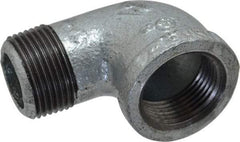 B&K Mueller - Class 150, 1" Galvanized Pipe 90° Street Elbow - Threaded, Malleable Iron - USA Tool & Supply