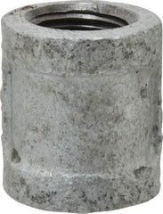 B&K Mueller - Class 150, 3/8" Galvanized Pipe Coupling (Right Hand) - Threaded, Malleable Iron - USA Tool & Supply
