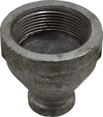 B&K Mueller - Class 150, 1-1/2 x 1/2" Galvanized Pipe Reducing Coupling - Threaded, Malleable Iron - USA Tool & Supply