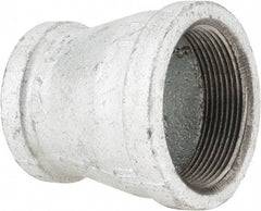 B&K Mueller - Class 150, 2 x 1-1/2" Galvanized Pipe Reducing Coupling - Threaded, Malleable Iron - USA Tool & Supply