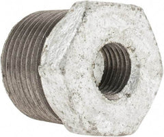 B&K Mueller - Class 150, 3/4 x 1/4" Galvanized Pipe Hex Bushing - Threaded, Malleable Iron - USA Tool & Supply