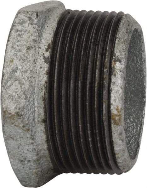 B&K Mueller - Class 150, 1-1/2 x 1-1/4" Galvanized Pipe Hex Bushing - Threaded, Malleable Iron - USA Tool & Supply