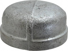 B&K Mueller - Class 150, 2" Galvanized Pipe End Cap - Threaded, Malleable Iron - USA Tool & Supply