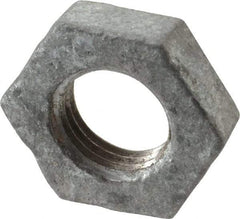 B&K Mueller - Class 150, 1/4" Galvanized Pipe Hex Locknut - Threaded, Malleable Iron - USA Tool & Supply
