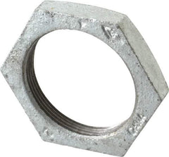 B&K Mueller - Class 150, 2" Galvanized Pipe Hex Locknut - Threaded, Malleable Iron - USA Tool & Supply