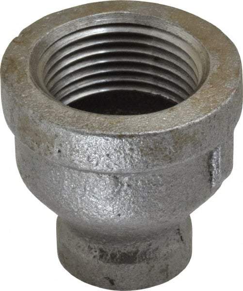 B&K Mueller - Size 3/4 x 1/4", Class 150, Malleable Iron Black Pipe Reducing Coupling - 150 psi, Threaded End Connection - USA Tool & Supply