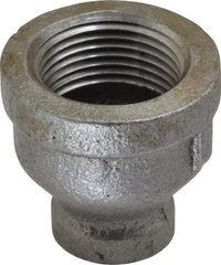 B&K Mueller - Size 3/4 x 1/4", Class 150, Malleable Iron Black Pipe Reducing Coupling - 150 psi, Threaded End Connection - USA Tool & Supply