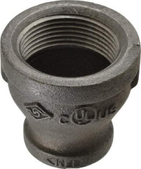B&K Mueller - Size 1-1/4 x 3/4", Class 150, Malleable Iron Black Pipe Reducing Coupling - 150 psi, Threaded End Connection - USA Tool & Supply