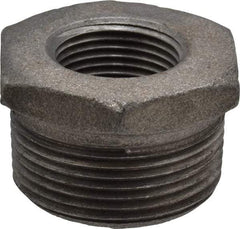 B&K Mueller - Size 1-1/4 x 3/4", Class 150, Malleable Iron Black Pipe Hex Bushing - 150 psi, Threaded End Connection - USA Tool & Supply