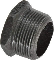 B&K Mueller - Size 1-1/4 x 1", Class 150, Malleable Iron Black Pipe Hex Bushing - 150 psi, Threaded End Connection - USA Tool & Supply