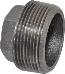 B&K Mueller - Size 1-1/2 x 1/2", Class 150, Malleable Iron Black Pipe Hex Bushing - 150 psi, Threaded End Connection - USA Tool & Supply