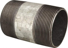 B&K Mueller - Schedule 40, 3 x 5" Galvanized Pipe Nipple - Threaded Steel - USA Tool & Supply