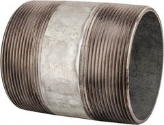 B&K Mueller - Schedule 40, 4 x 5" Galvanized Pipe Nipple - Threaded Steel - USA Tool & Supply
