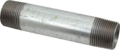 B&K Mueller - Schedule 40, 1 x 5-1/2" Galvanized Pipe Nipple - Threaded Steel - USA Tool & Supply