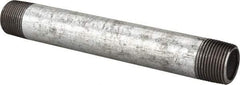B&K Mueller - Schedule 40, 3/4 x 7" Galvanized Pipe Nipple - Threaded Steel - USA Tool & Supply