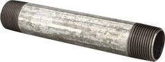 B&K Mueller - Schedule 40, 1 x 7" Galvanized Pipe Nipple - Threaded Steel - USA Tool & Supply