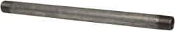 B&K Mueller - Schedule 40, 3/8 x 9" Galvanized Pipe Nipple - Threaded Steel - USA Tool & Supply