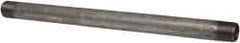 B&K Mueller - Schedule 40, 3/8 x 9" Galvanized Pipe Nipple - Threaded Steel - USA Tool & Supply
