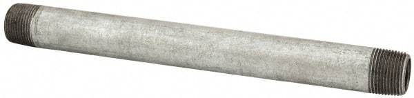 B&K Mueller - Schedule 40, 3/4 x 10" Galvanized Pipe Nipple - Threaded Steel - USA Tool & Supply
