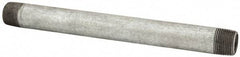 B&K Mueller - Schedule 40, 3/4 x 10" Galvanized Pipe Nipple - Threaded Steel - USA Tool & Supply