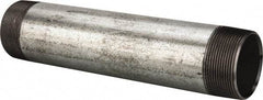 B&K Mueller - Schedule 40, 2 x 10" Galvanized Pipe Nipple - Threaded Steel - USA Tool & Supply
