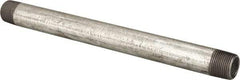 B&K Mueller - Schedule 40, 3/4 x 11" Galvanized Pipe Nipple - Threaded Steel - USA Tool & Supply