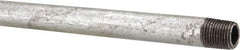 B&K Mueller - Schedule 40, 1/8 x 12" Galvanized Pipe Nipple - Threaded Steel - USA Tool & Supply